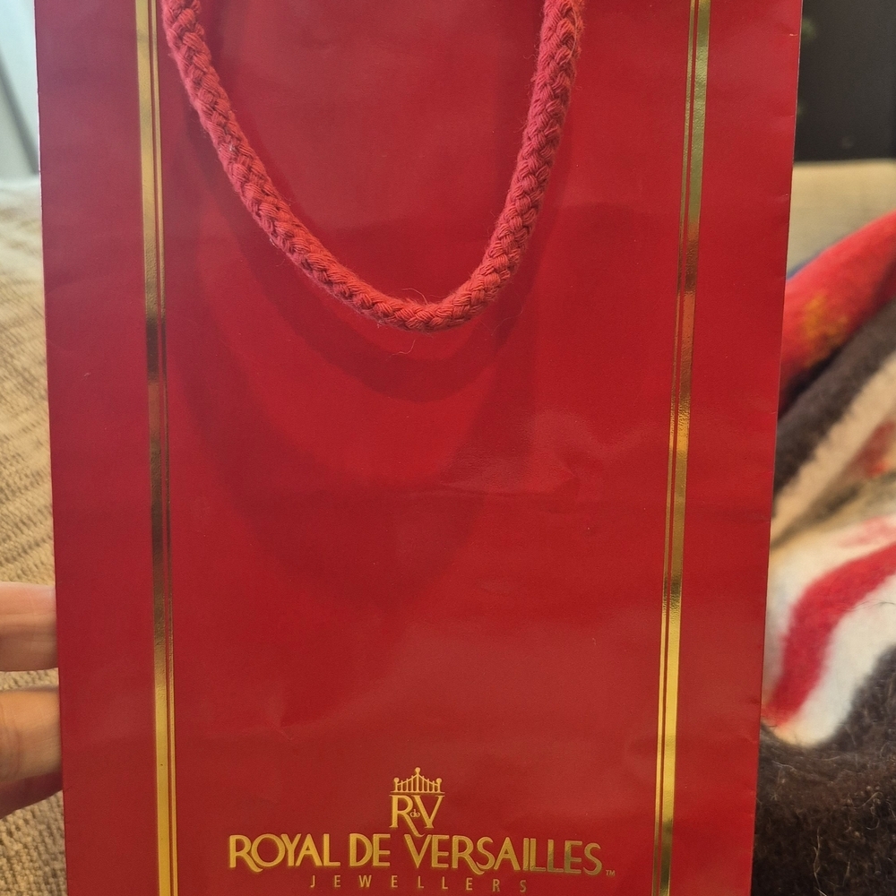 Royal de Versailles Red Gift Bag Toronto Officila ROLEX RETAILER Aprox 14x6.5